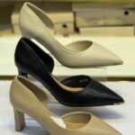 Escarpin talon carré md-8