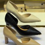 Escarpin talon carré md-8