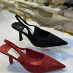 Soulier sandale demi-talon strasse md10