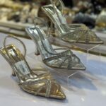 Soulier sandale soirée transparent avec strasse ab26-75