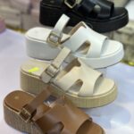 Sabot compensé motif H altamoda j9828